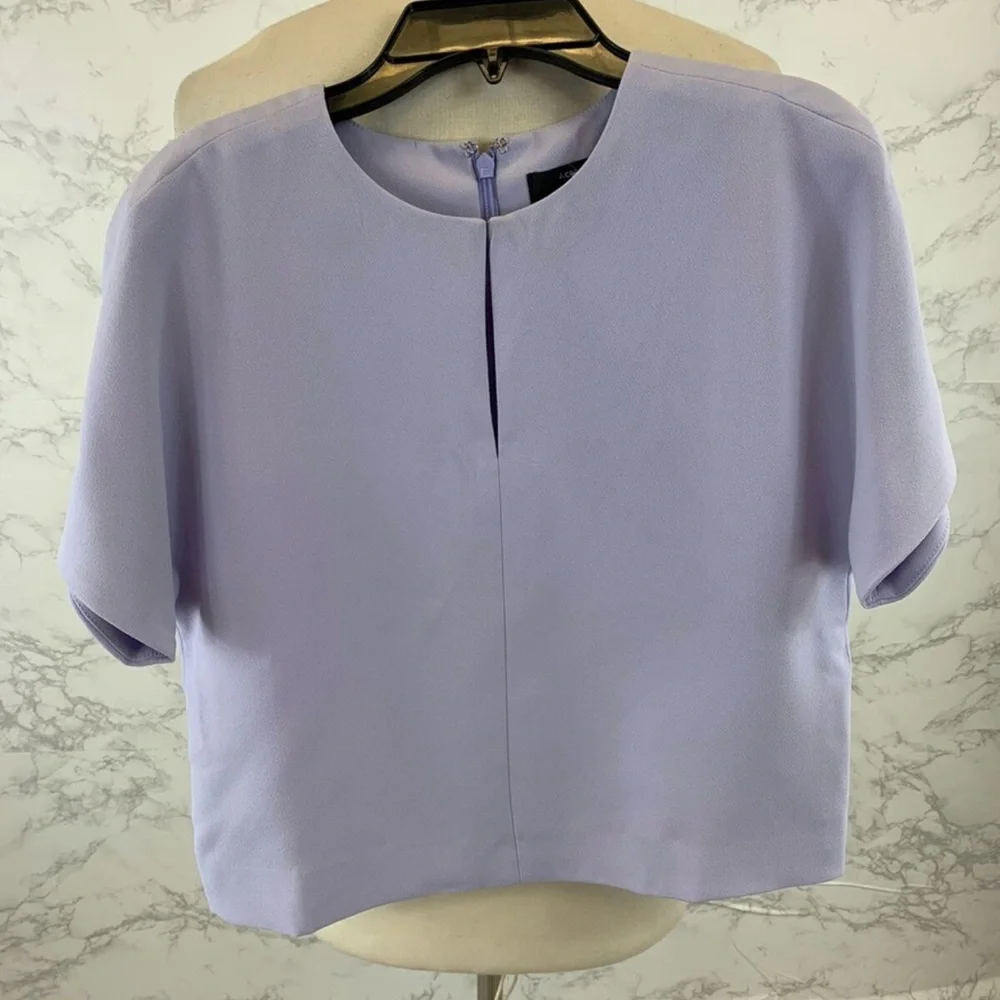 J. Crew Light Purple Women's Blouse Size 4